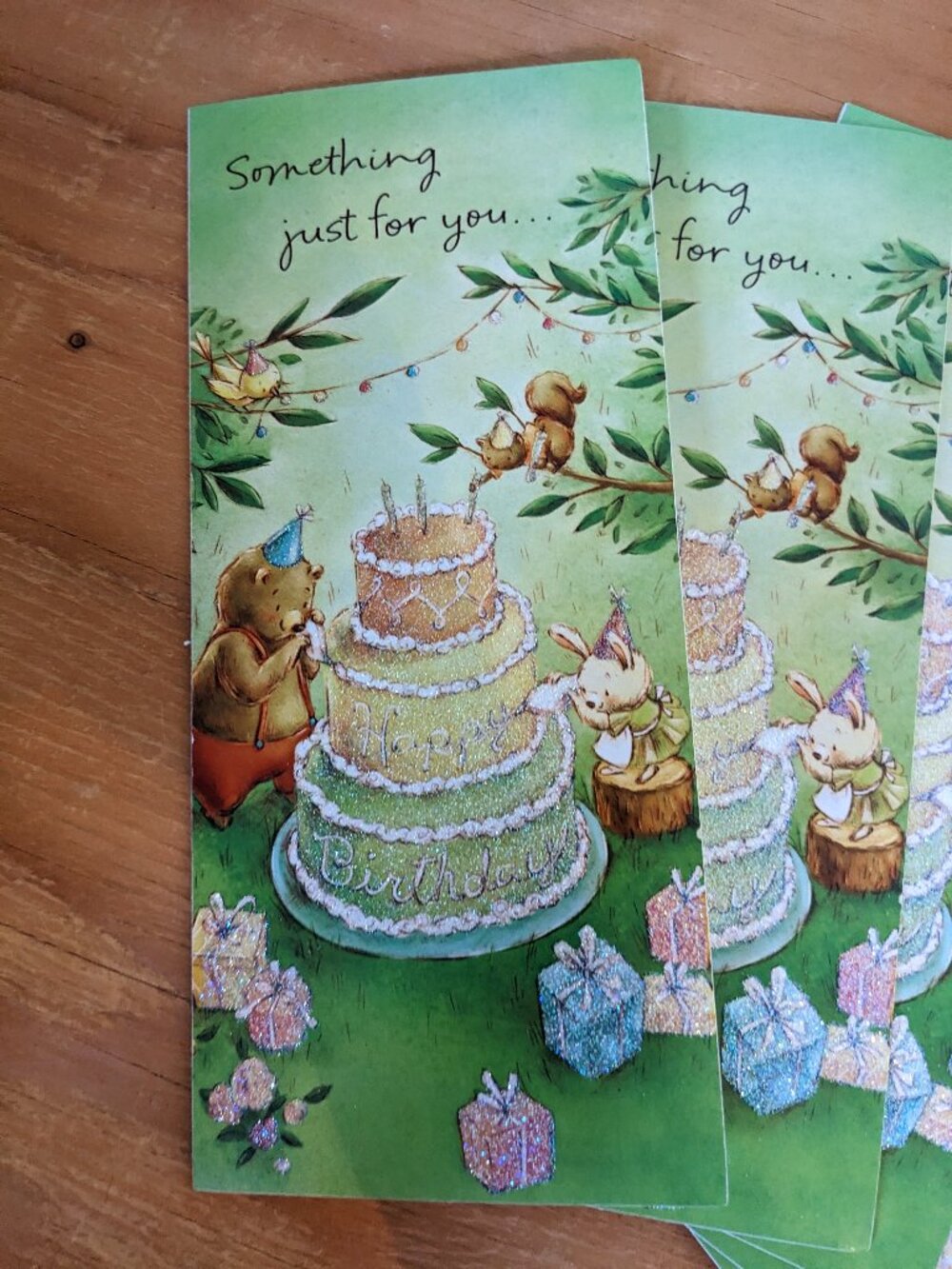 Set of 6 NWT Birthday Money Holder Cards